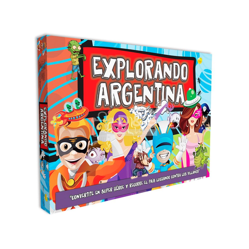 Juego De Mesa Ni Os Explorando Argentina Tablero Recorrido Dyg